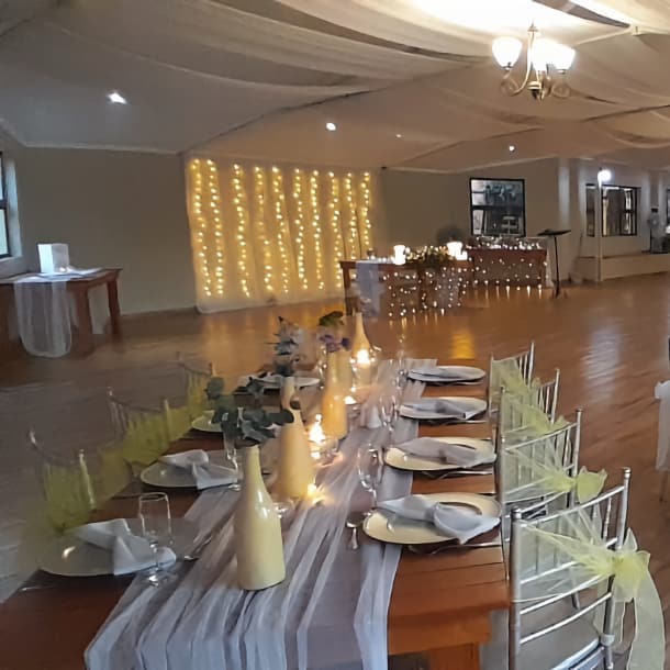 Formal Events: We add class to your formal event, in this case a wedding reception.
